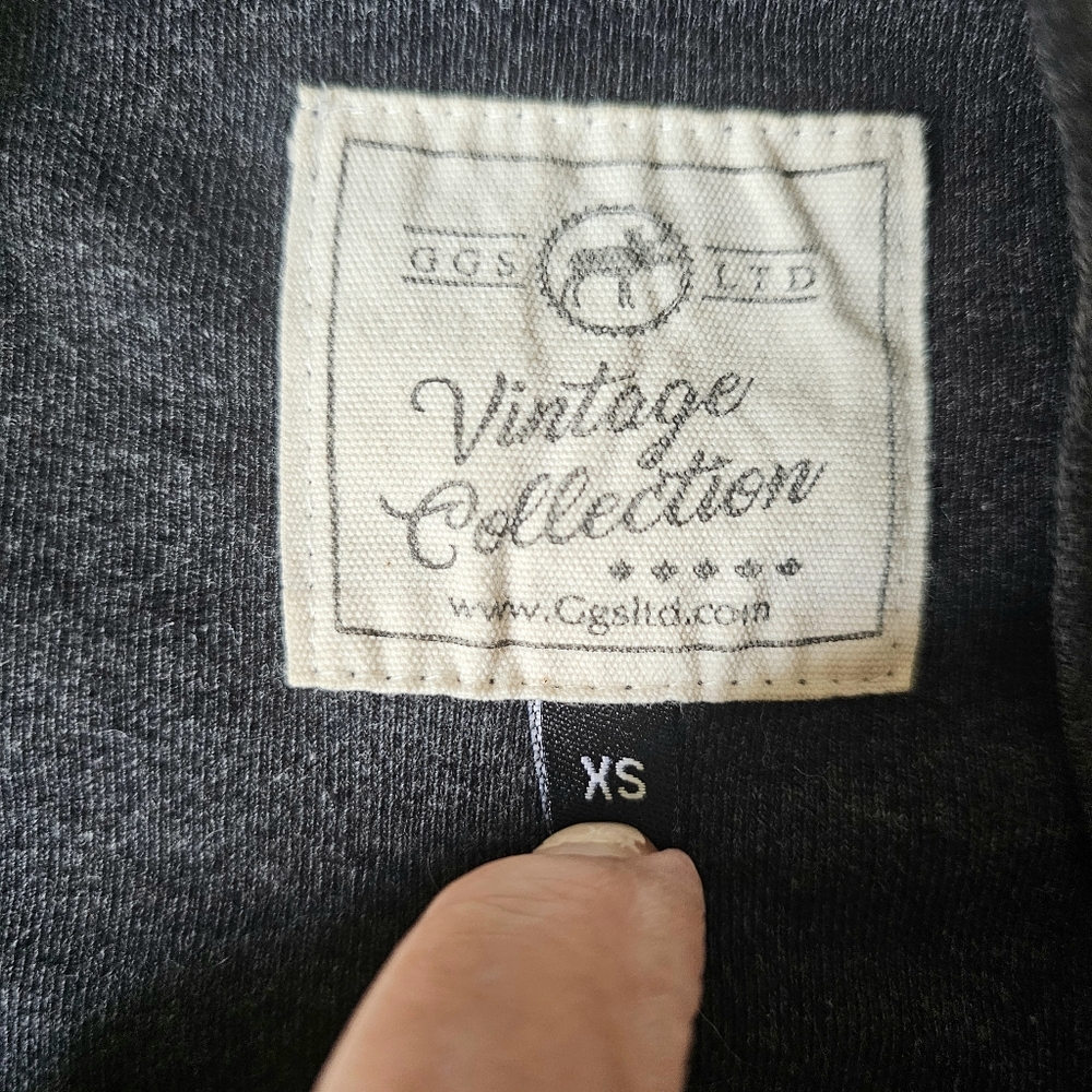 Vintage Collection Brand Canada Top Size XS Charcoal Gray Long Sleeve Pullover - Picture 12 of 14